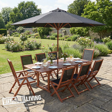 8 SEATER WOODEN EXTENDING