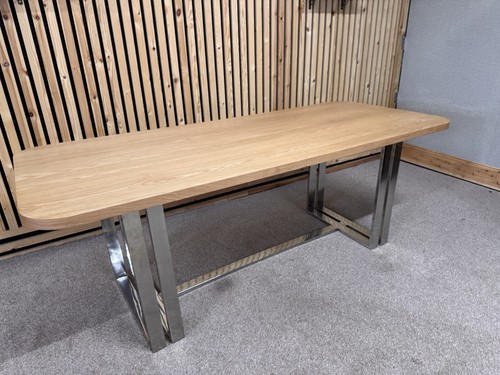 Seater dining table oak - dining,