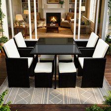 8 Seater Rattan Garden