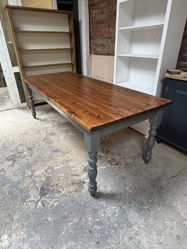 Farmhouse dining table - farmhouse, 8