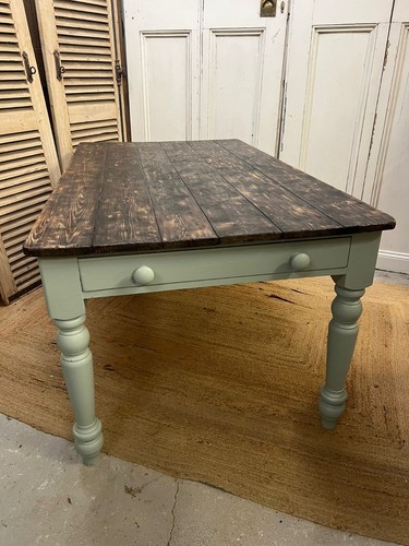Vintage farmhouse dining table - farmhouse,