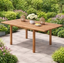Large Wooden Extendable Dining