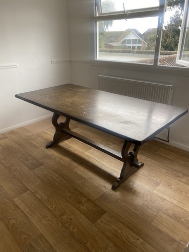 Antique solid oak seater - solid, 8-seater