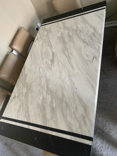 Seater marble dining table - seater,