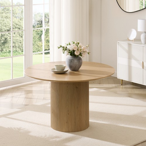 Japandi wooden dining table - dining,